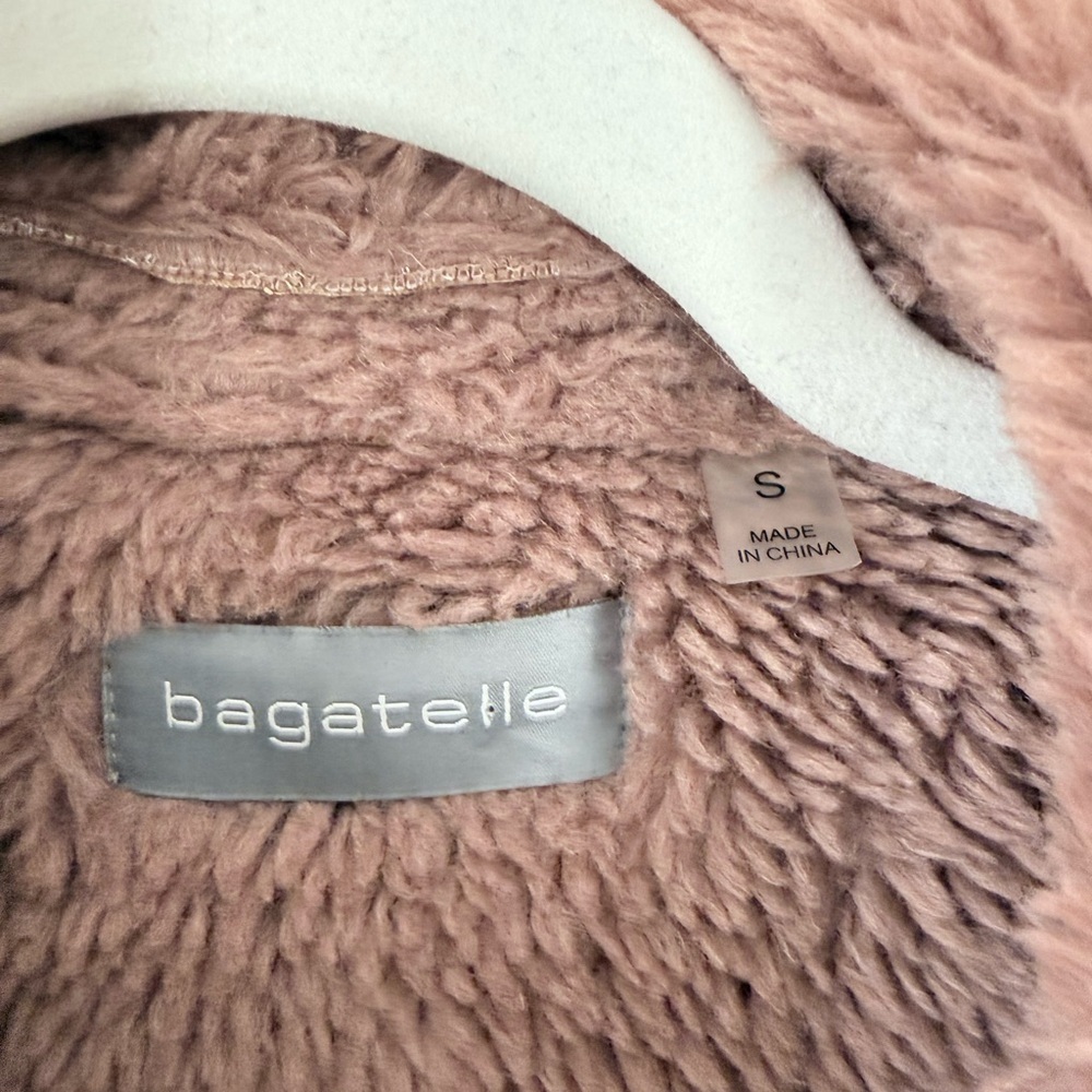 Bagatelle Faux Leather Cognac Jacket - Picture 3 of 7